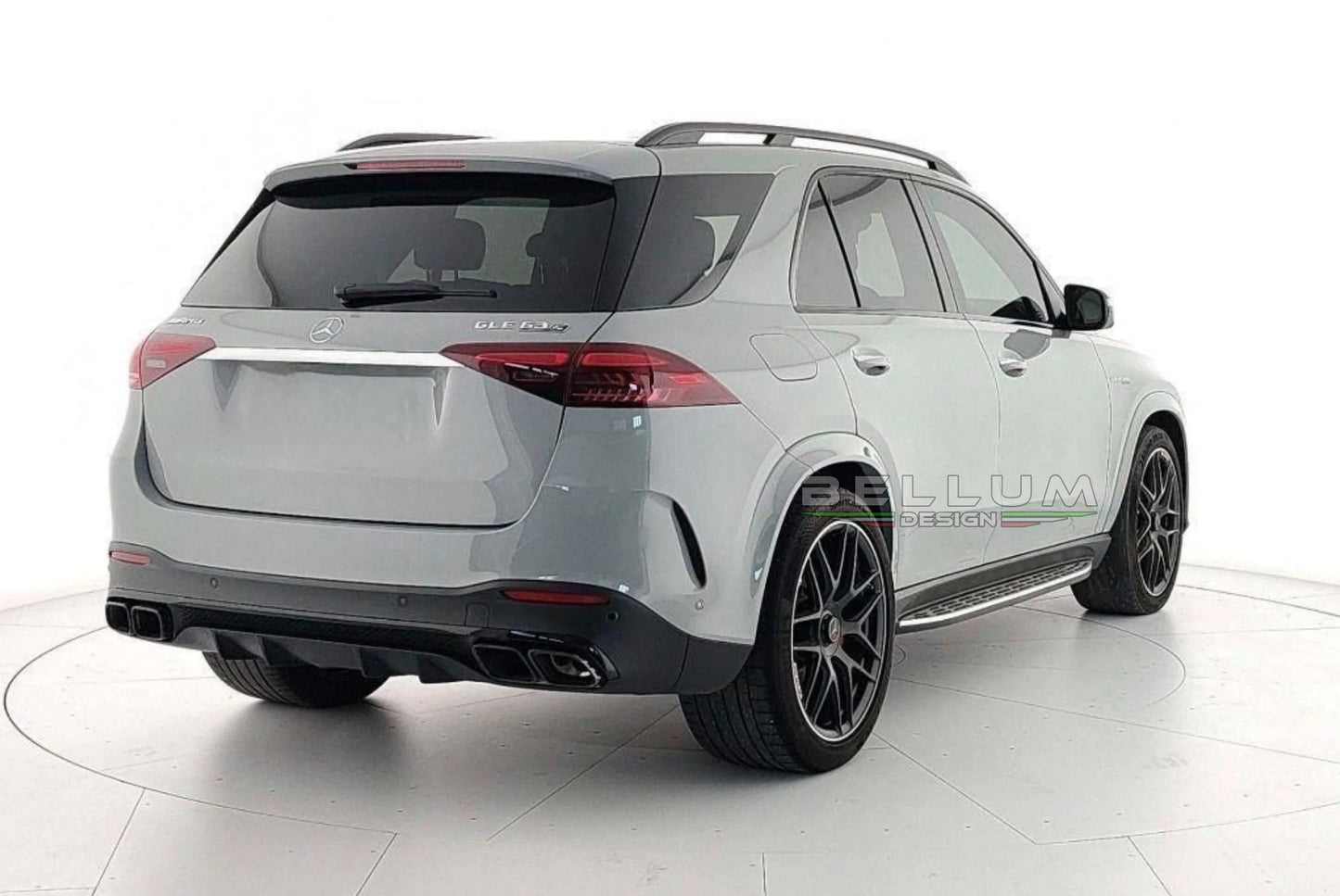 Diffusore Posteriore Stile GLE63 GLE W167 vista posteriore - Bellum Design