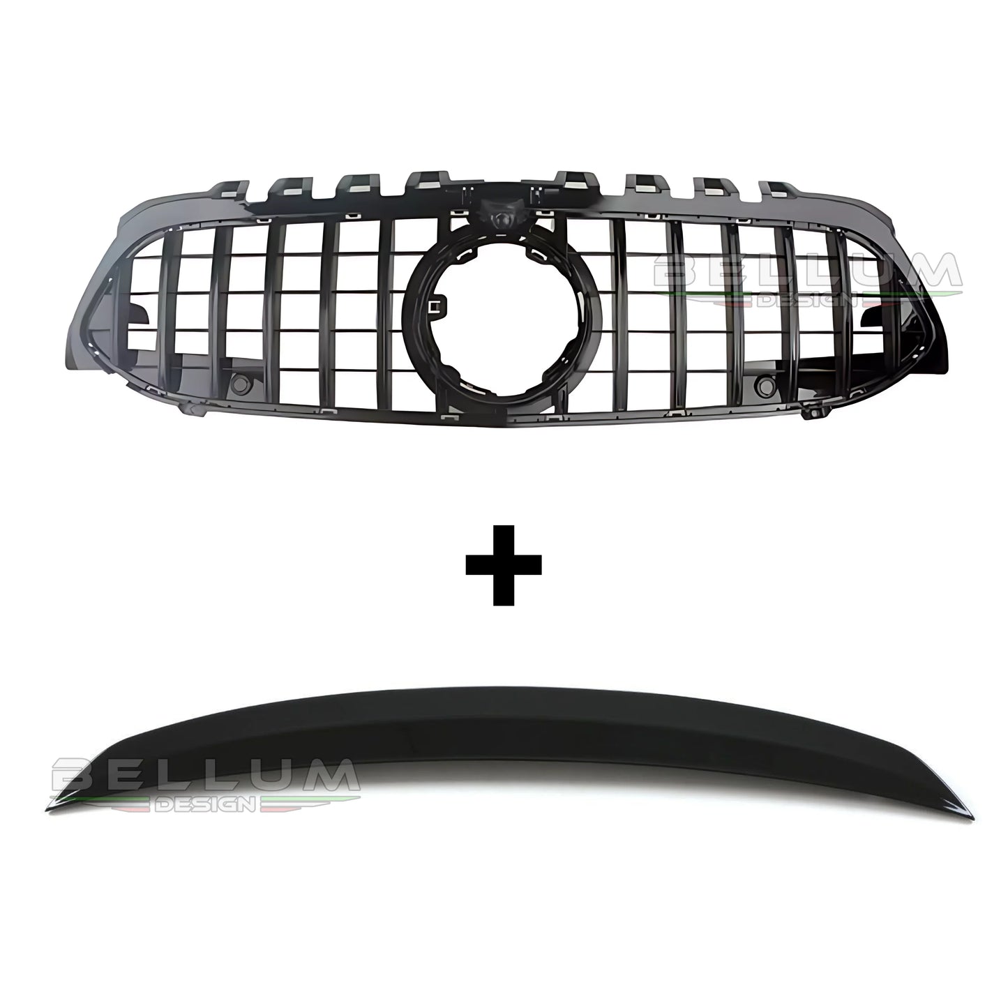 Pacchetto Griglia Panamericana + Spoiler stile A35 (W177) - Bellum Design