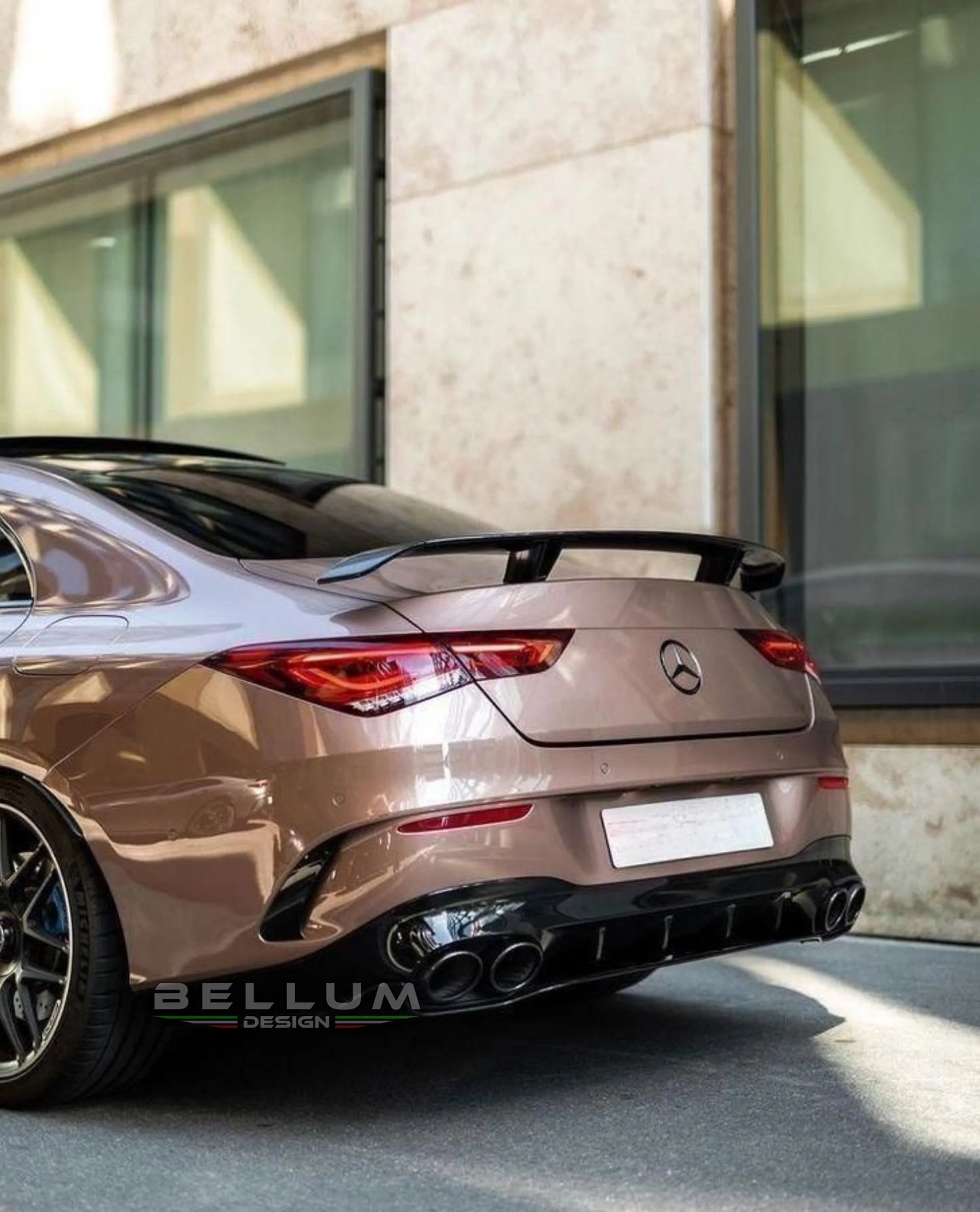 Spoiler CLA W118 vista posteriore - Bellum Design