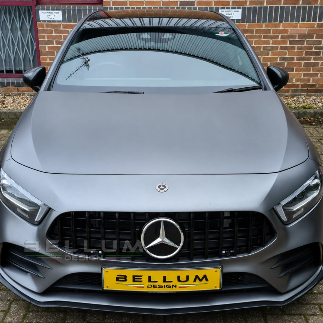 Griglia Panamericana Mercedes Classe A W177 con logo originale e telecamera - Bellum Design