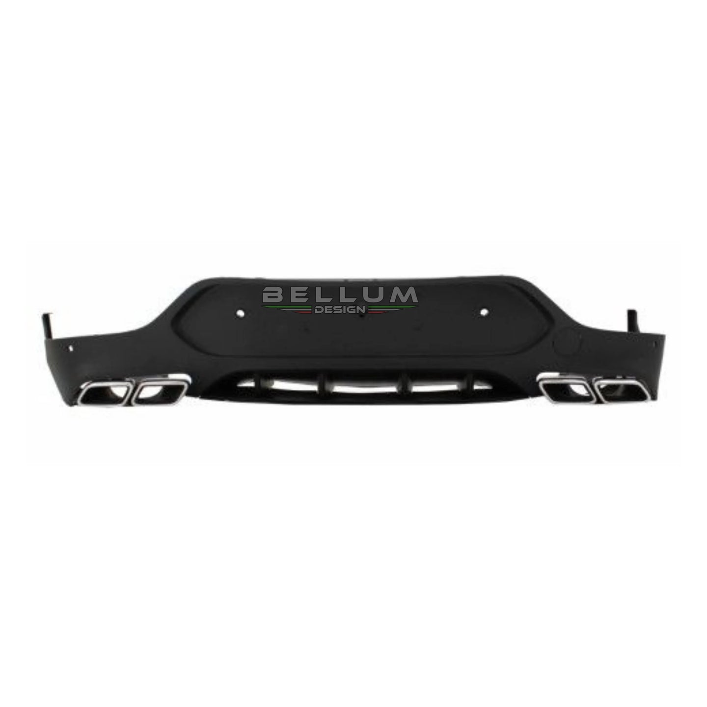 Diffusore Posteriore Stile C63 GLC Coupè W253 vista laterale - Bellum Design