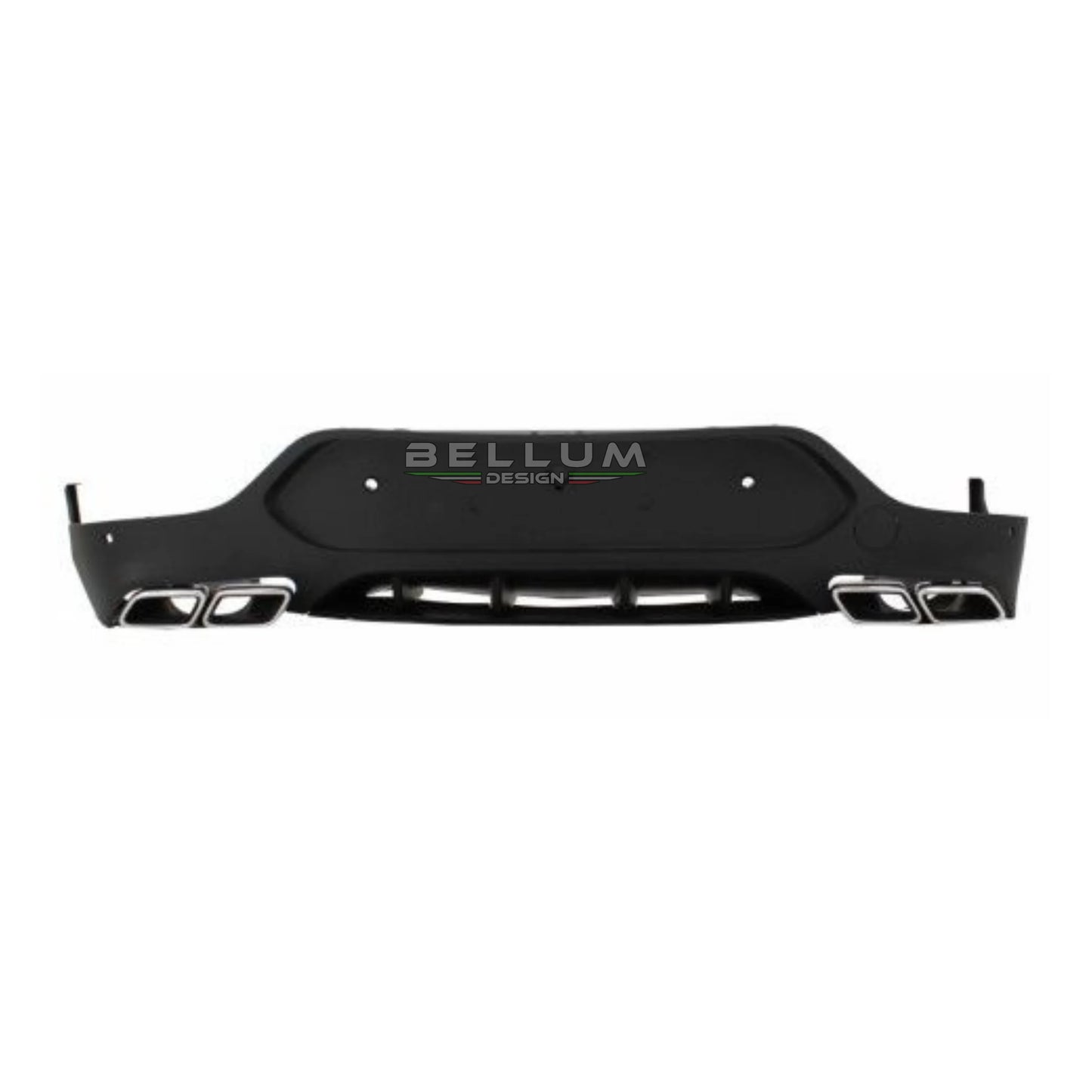 Diffusore Posteriore Stile C63 GLC Coupè W253 vista laterale - Bellum Design