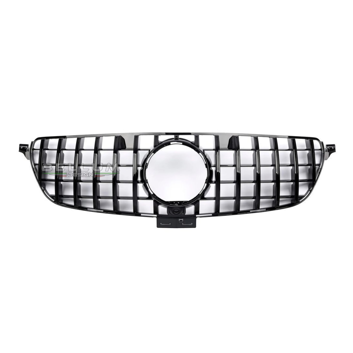 Griglia Panamericana Nera GLE W166 vista laterale - Bellum Design