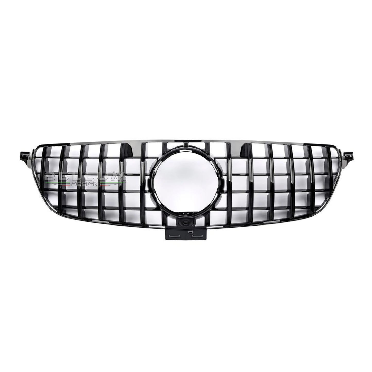 Griglia Panamericana Nera GLE W166 vista laterale - Bellum Design
