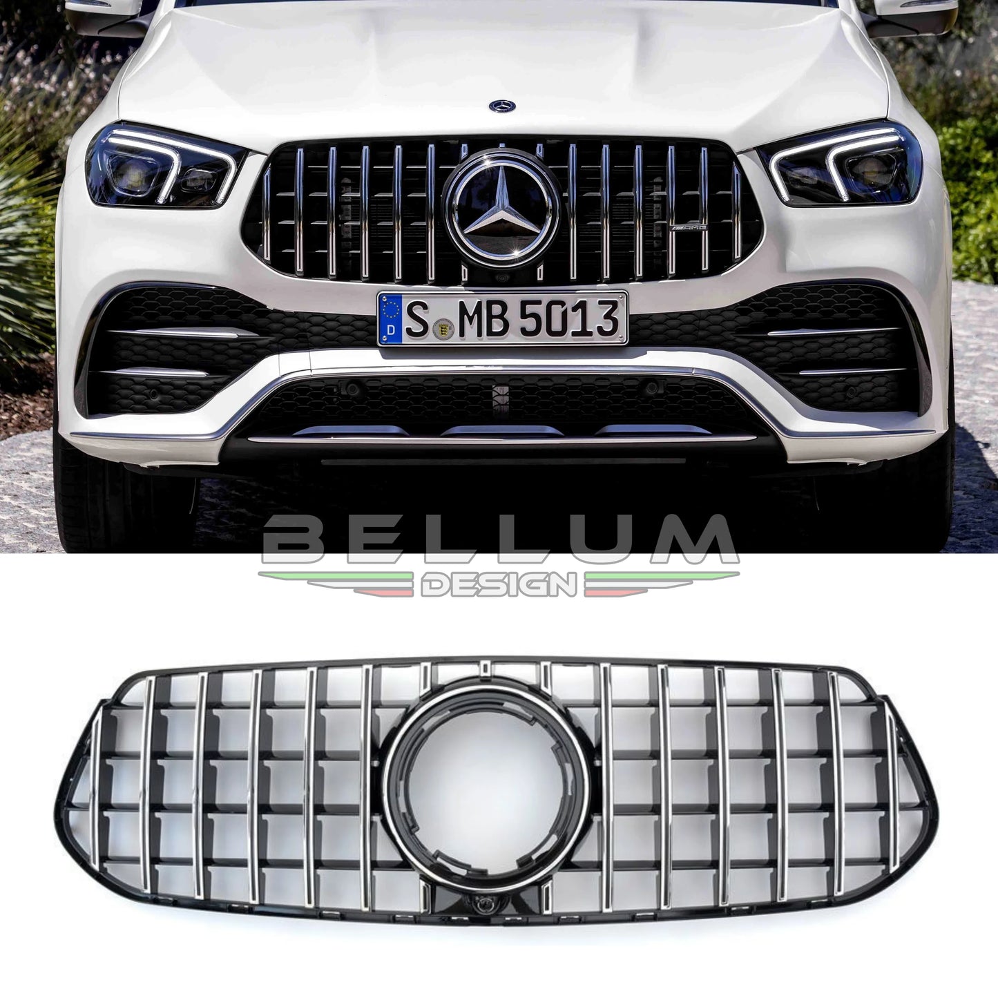 Griglia Panamericana Cromata GLE W167 - Bellum Design