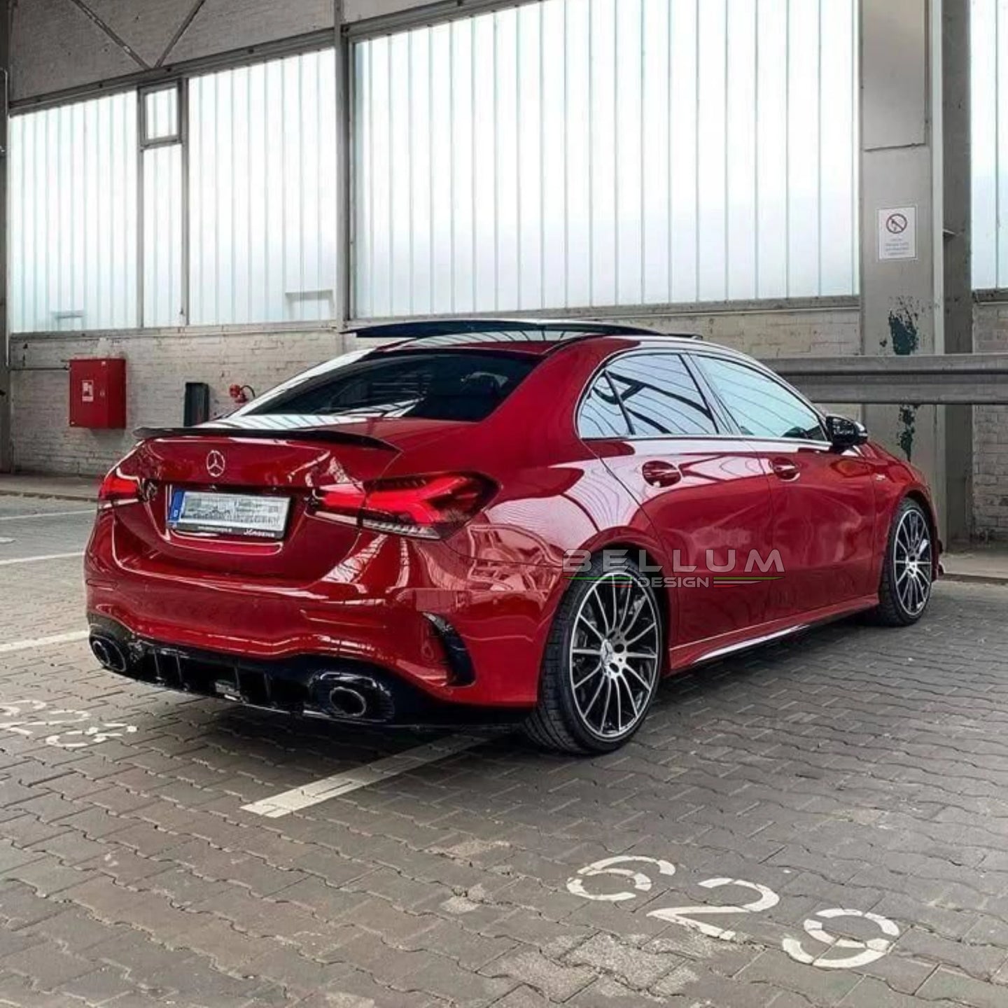 Spoiler Stile A35 Classe A W177 Berlina dettaglio prodotto - Bellum Design
