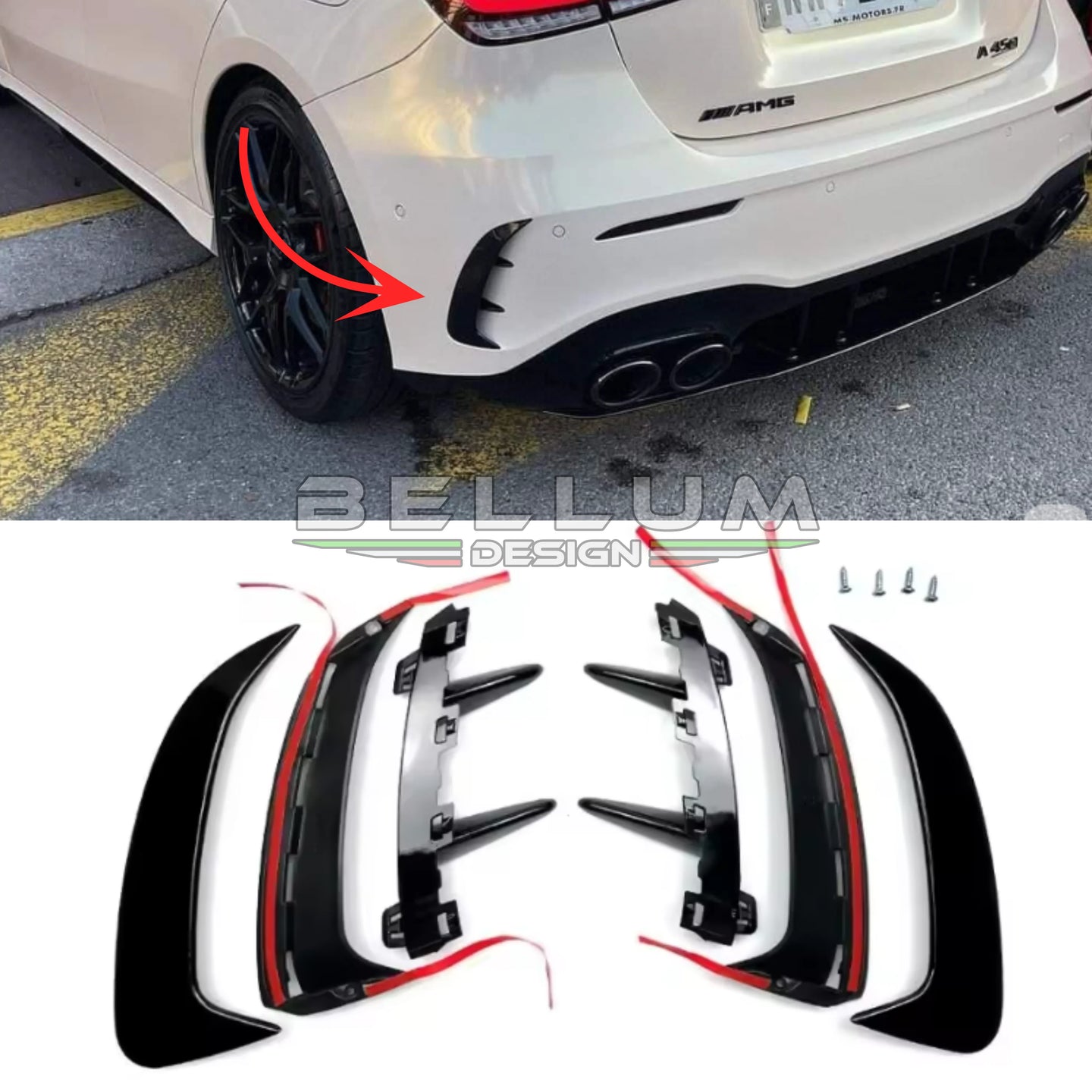 Flaps Posteriori Classe A W177 - Bellum Design