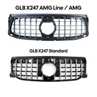 Griglia Panamericana Cromata GLB X247 vista laterale - Bellum Design