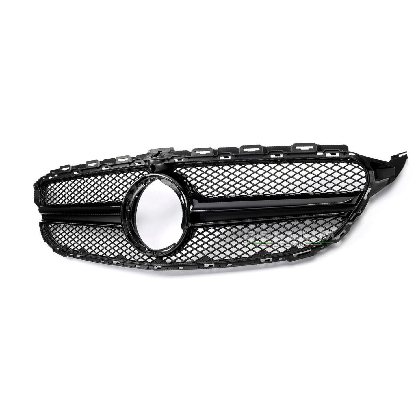 Griglia Stile AMG Nera Classe C W205 dettaglio prodotto - Bellum Design