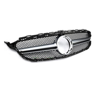 Griglia Stile AMG Argento Classe C W205 vista laterale - Bellum Design