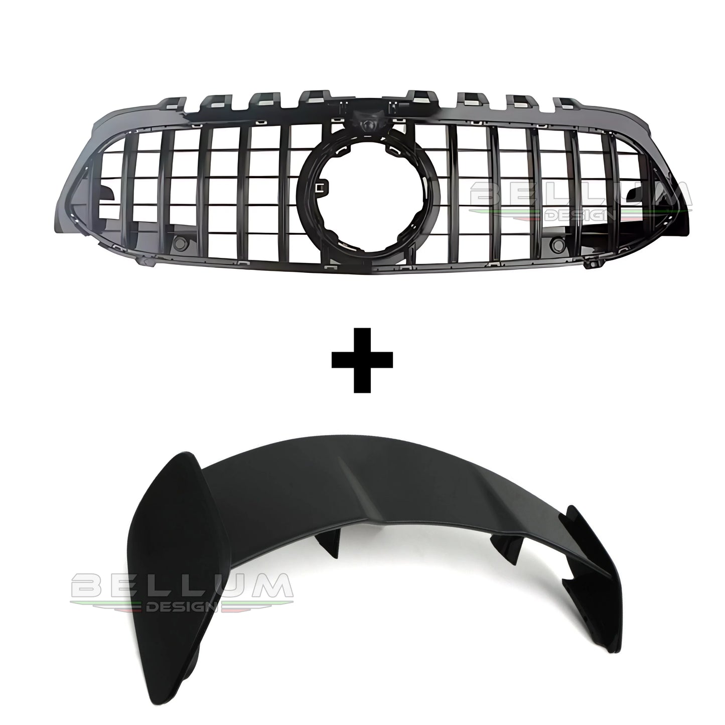 Pacchetto Griglia Panamericana + Spoiler stile A45S (W177) - Bellum Design