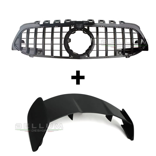 Pacchetto Griglia Panamericana + Spoiler stile A45S (W177) - Bellum Design