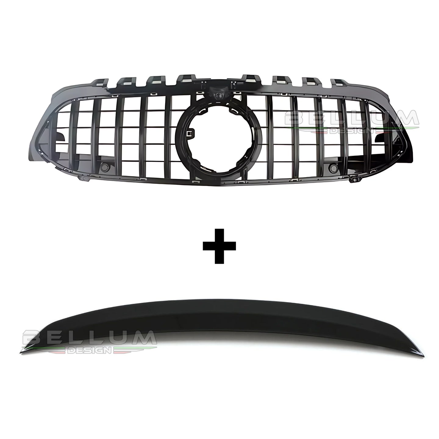 Pacchetto Griglia Panamericana + Spoiler stile A35 (W177) - Bellum Design