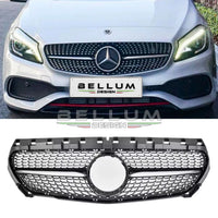 Griglia Matrix/Diamond Nera Classe A W176 - Bellum Design