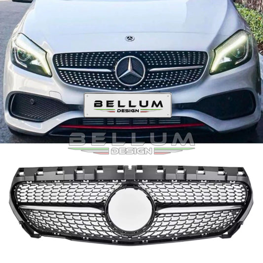 Griglia Matrix/Diamond Nera Classe A W176 - Bellum Design