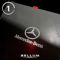 Proiettori Sottoporta Mercedes vista laterale - Bellum Design