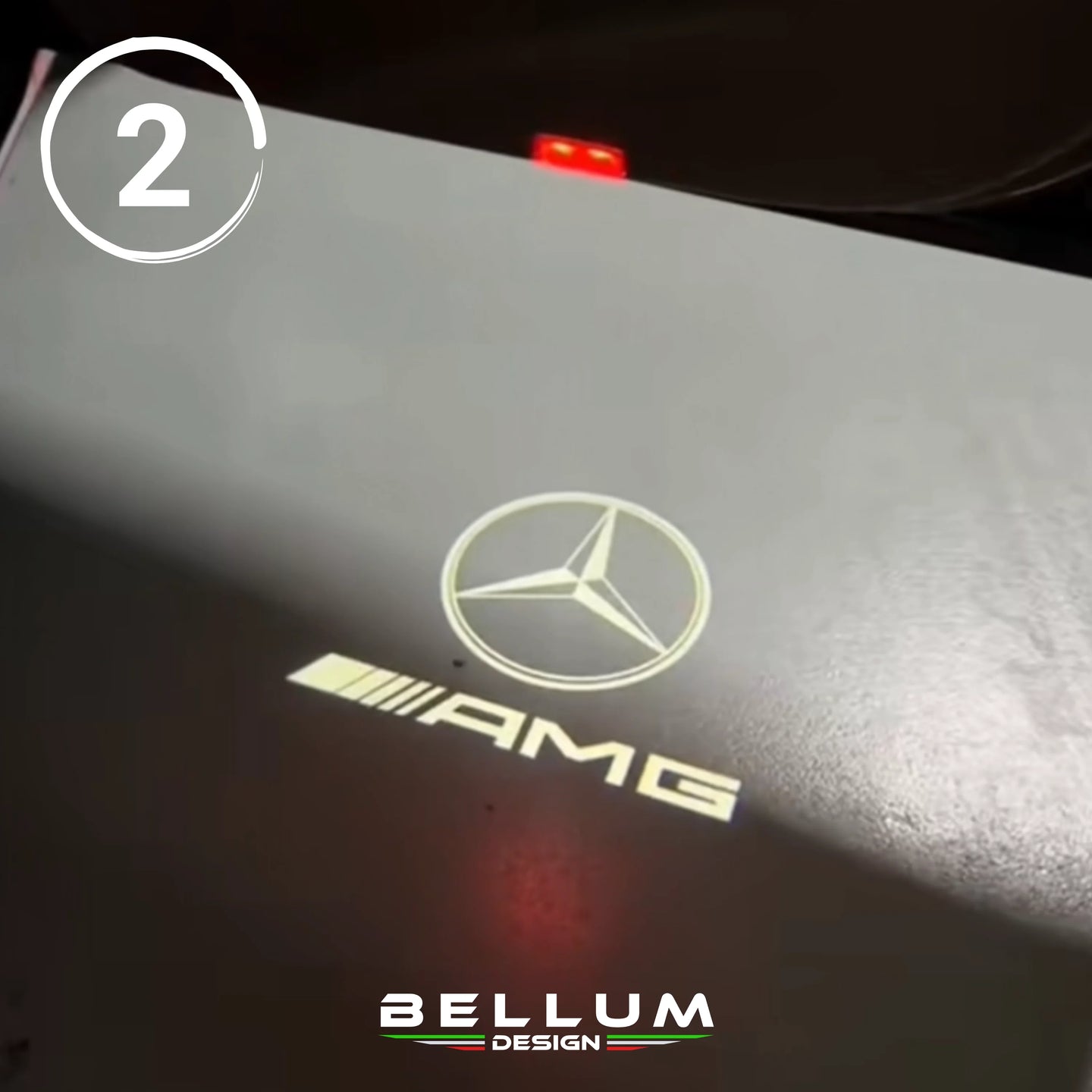 Proiettori Sottoporta Mercedes dettaglio prodotto - Bellum Design