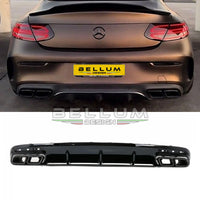 Diffusore Posteriore Stile C63 Classe C W205 - Bellum Design