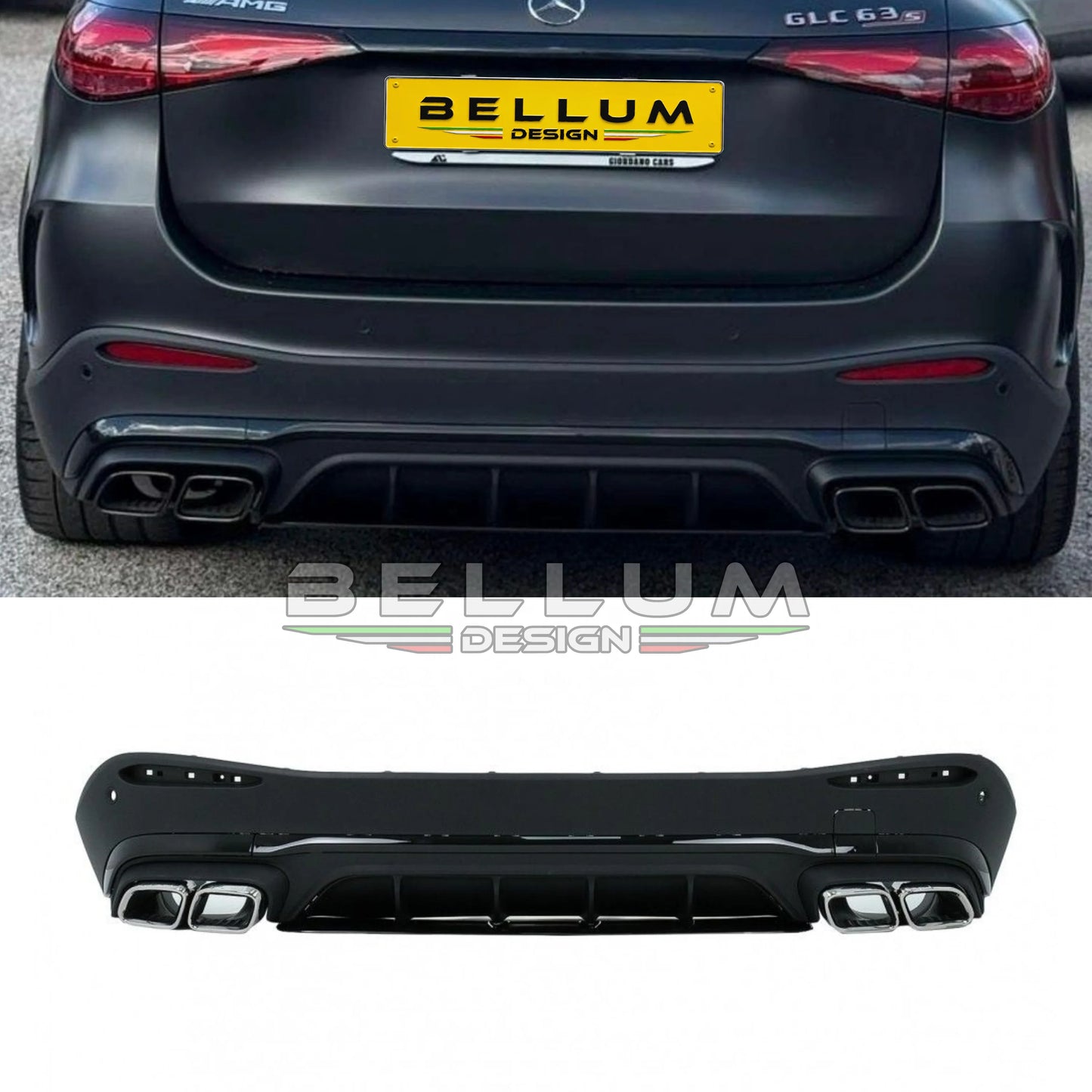 Diffusore Posteriore GLC W254 - Bellum Design