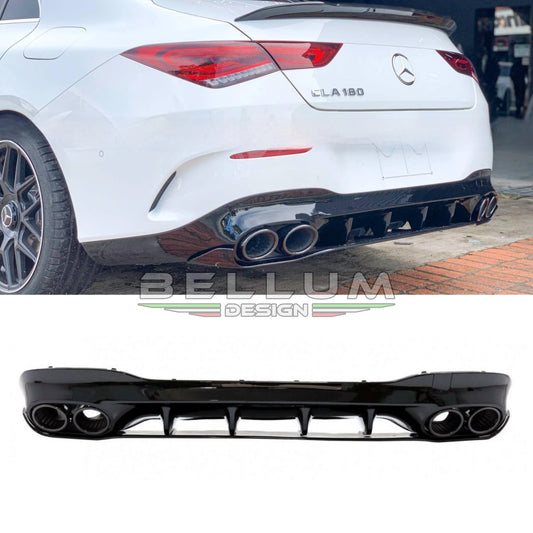 Diffusore Posteriore Stile A45S CLA W118 - Bellum Design
