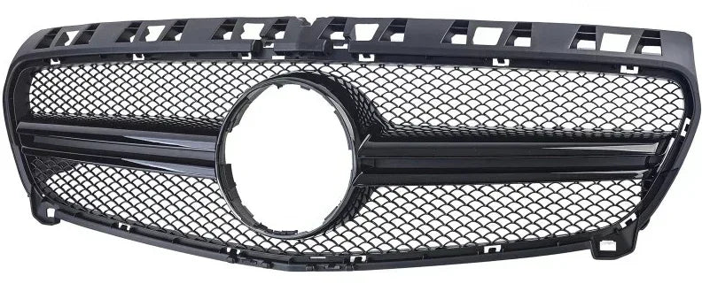 Griglia Stile AMG Nera Classe A W176 vista laterale - Bellum Design