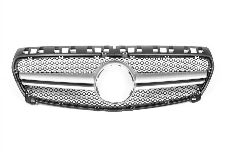 Griglia Stile AMG Argento Classe A W176 vista laterale - Bellum Design