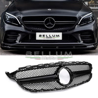 Griglia Stile AMG Nera Classe C W205 - Bellum Design