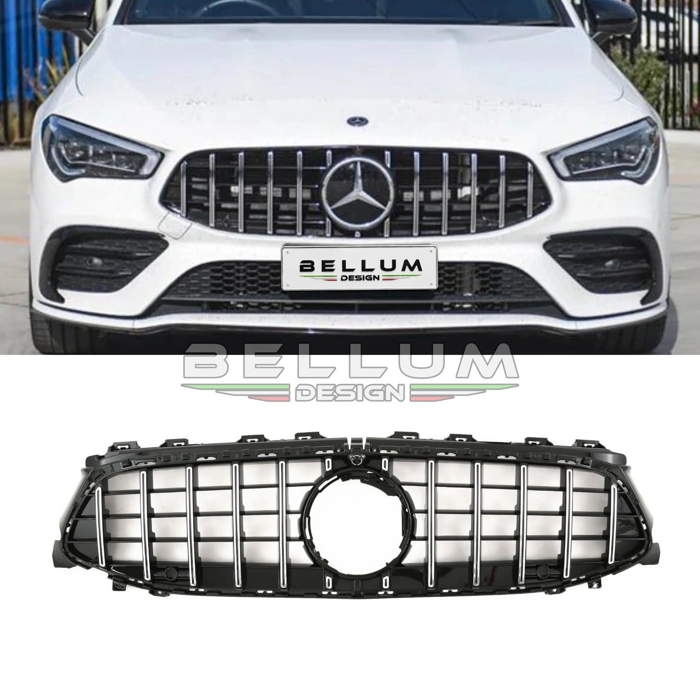 Griglia Panamericana Cromata CLA W118 - Bellum Design