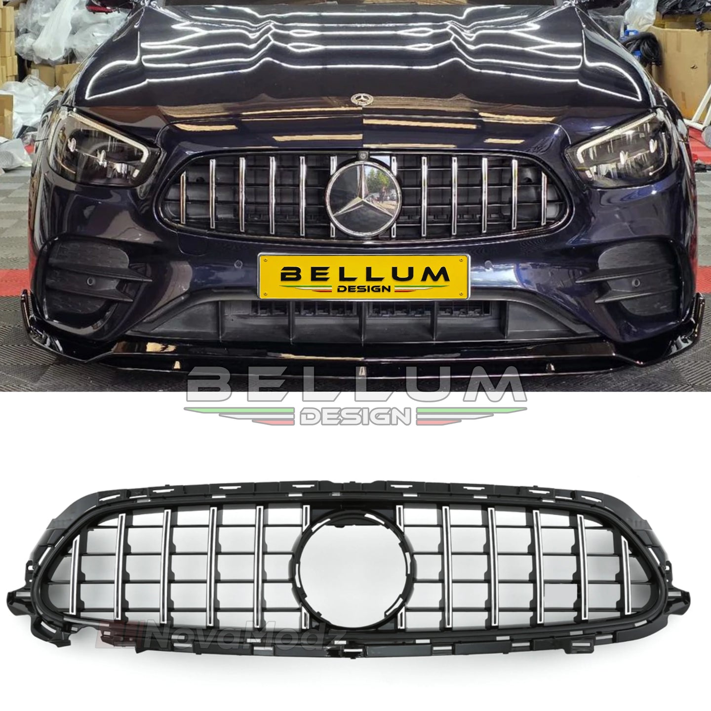 Griglia Panamericana Cromata Classe E W213 Restyling - Bellum Design