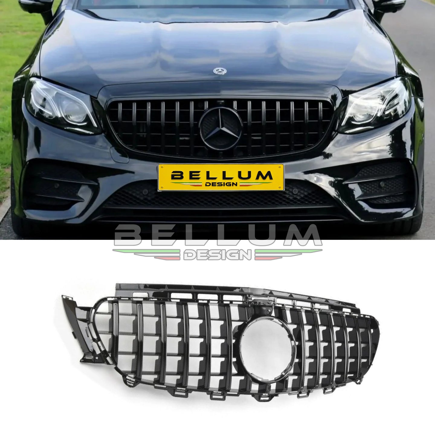 Griglia Panamericana Nera Classe E W213 - Bellum Design