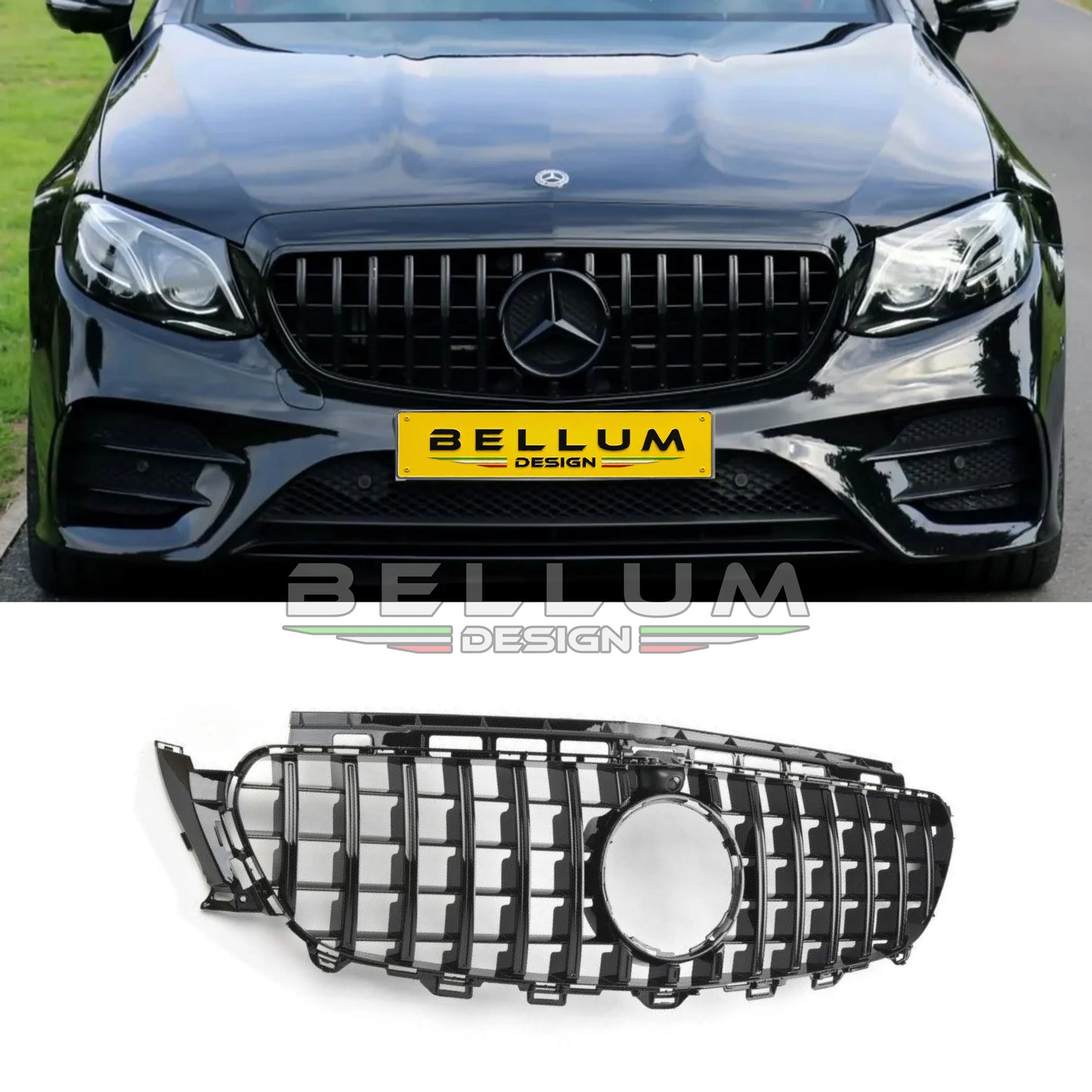 Griglia Panamericana Nera Classe E W213 - Bellum Design