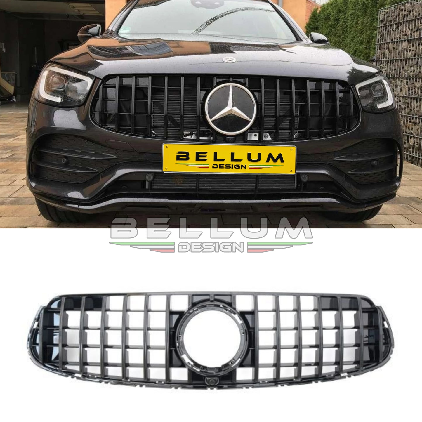 Griglia Panamericana Nera GLC W253 2019-2022 - Bellum Design