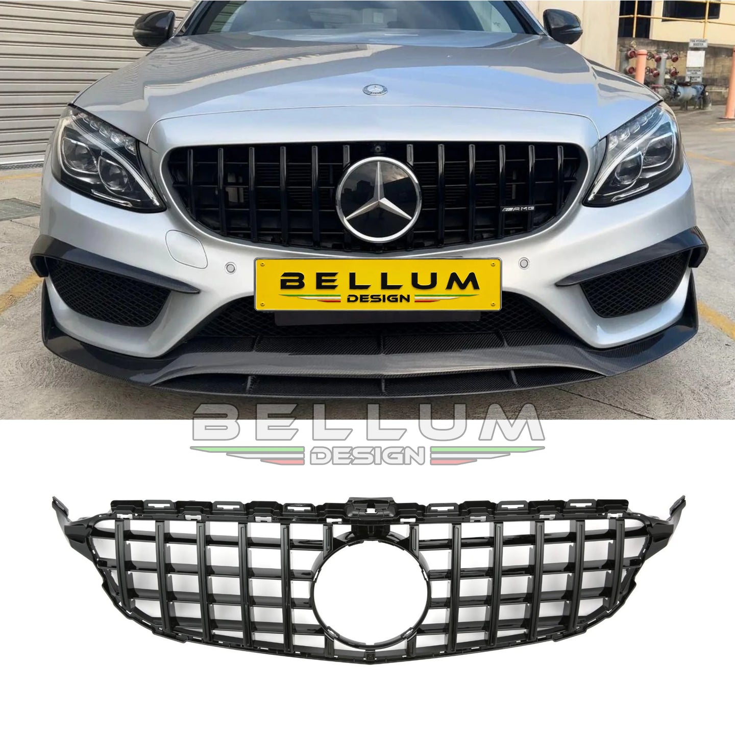 Griglia Panamericana Nera Classe C W205 - Bellum Design
