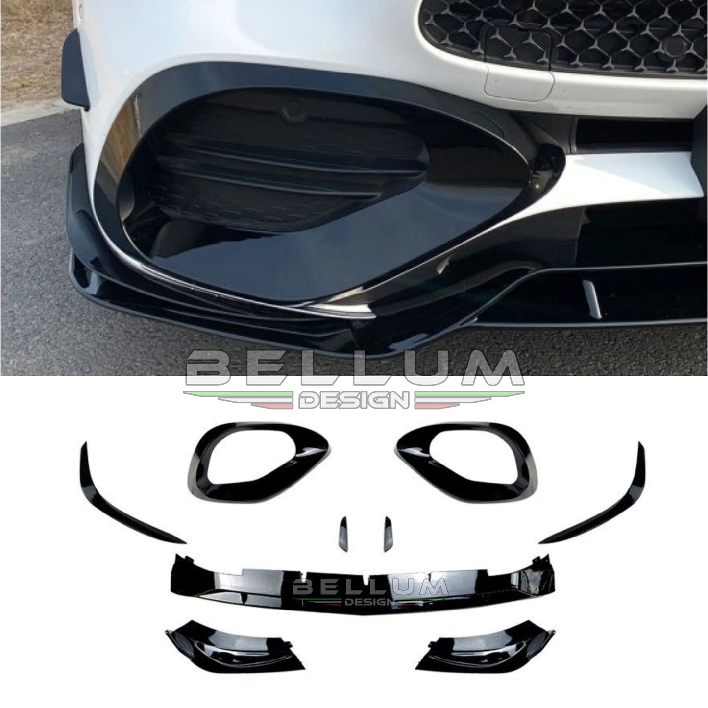 Kit Aerodinamico Anteriore Classe C W206 - Bellum Design